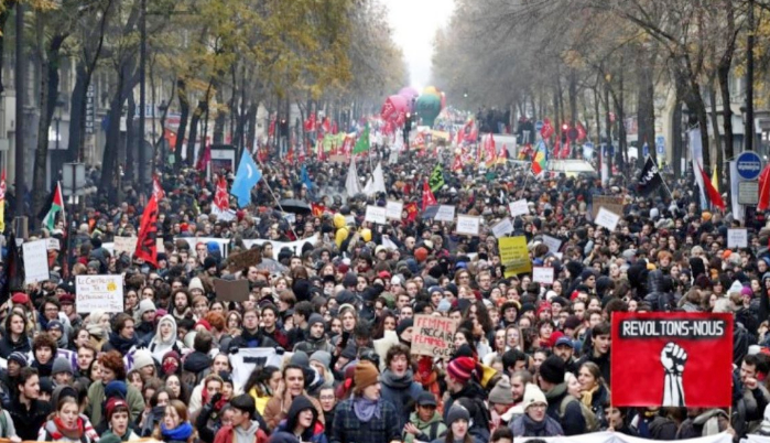 En Francia protestan contra la reforma de las pensiones