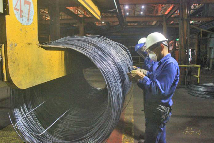 Sidor alcanzó récord de producción con 780 toneladas de alambrón