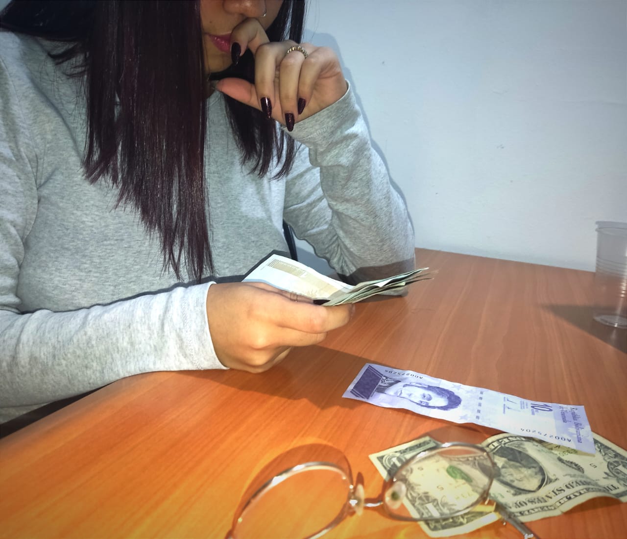 “Ganamos menos de un dólar al día”