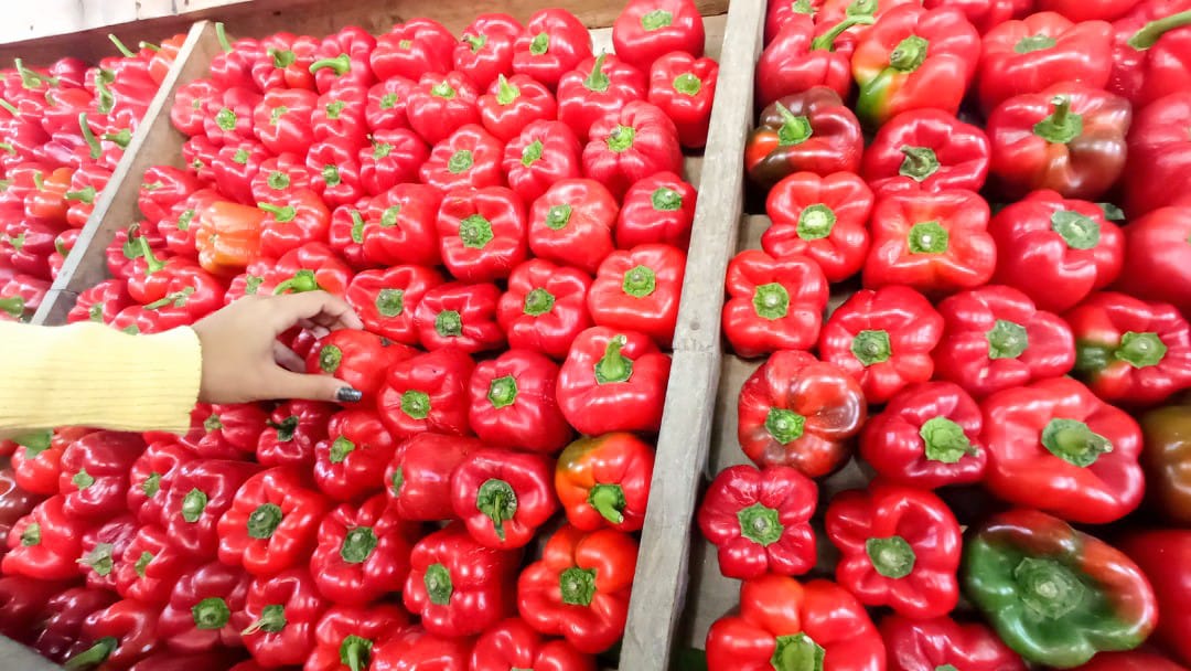 <strong>Un kilo de pimentón pasa los Bs.60</strong>