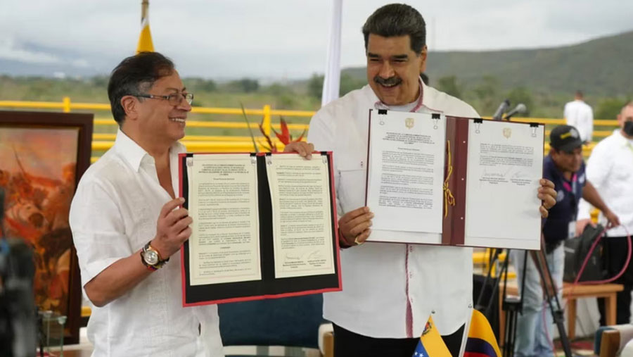 Maduro y Petro firmaron acuerdo de integración económica y comercial