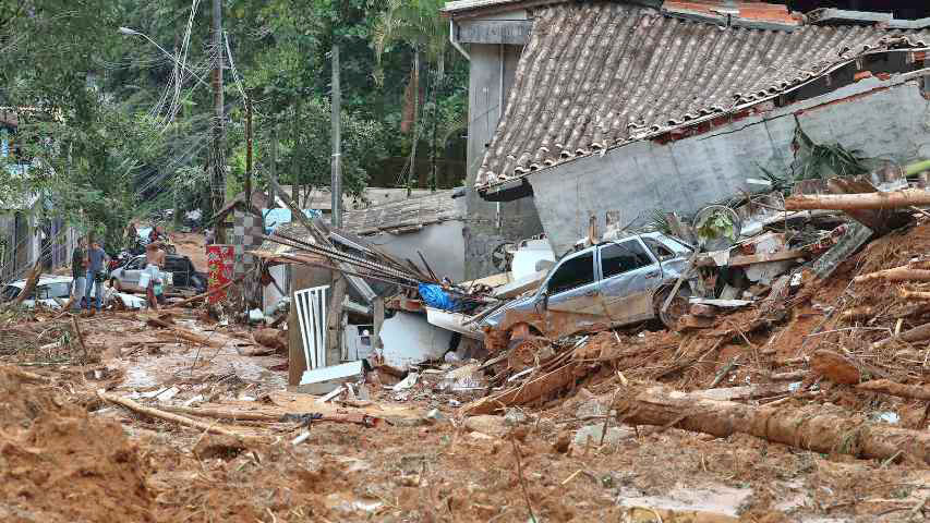 Ascendió a 44 los fallecidos por las lluvias en Sao Paulo