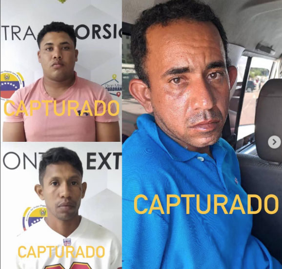 Capturados involucrados en atentado ocurrido en comercios