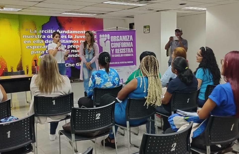 Registro de Consejos Feministas llega Guaicaipuro
