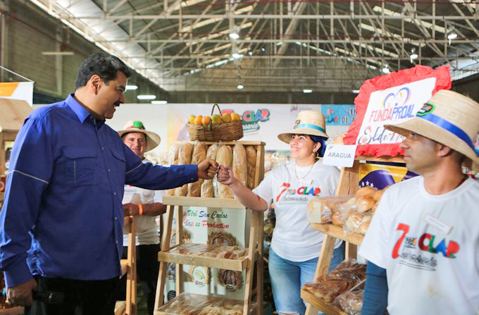 Maduro: 95 % de los productos CLAP se producen en el país