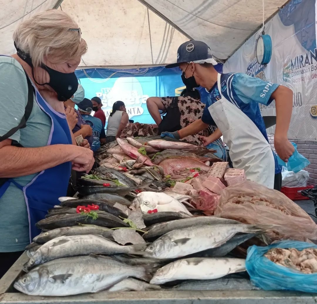 Feria del pescado ha vendido más 10 toneladas en Miranda