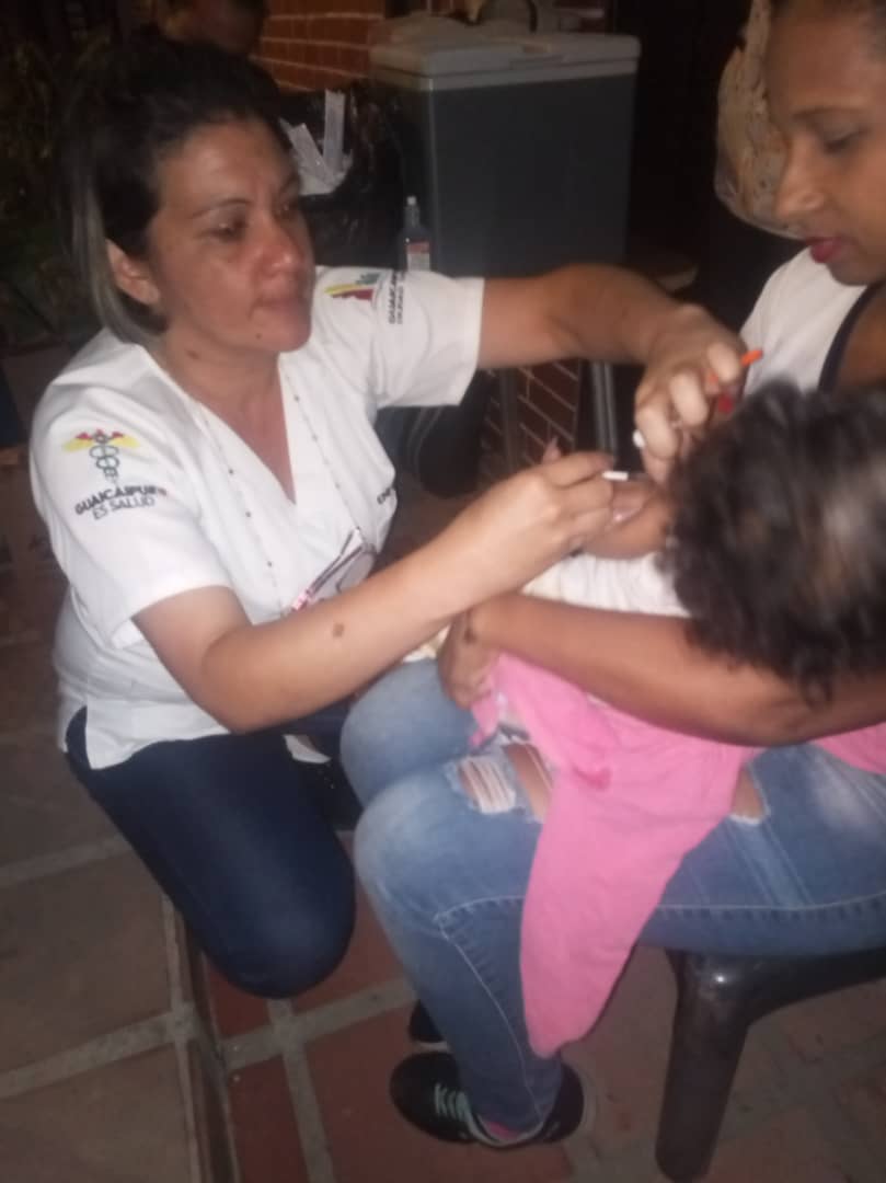 570 personas vacunadas en El Nacional