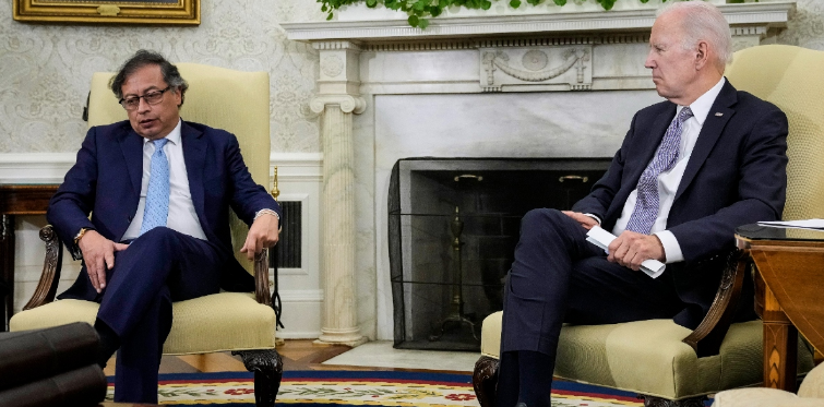 Biden y Petro hablan sobre Venezuela en la Casa Blanca