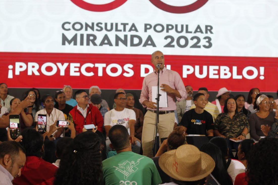Rodríguez ordenó cuatro tareas a las comunas de Miranda