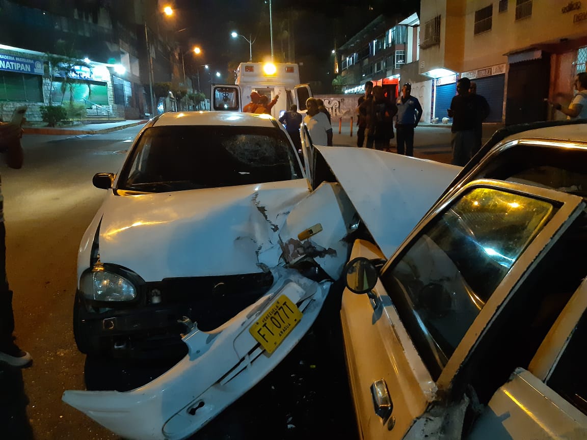Un herido deja accidente en la Bolívar