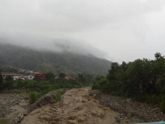 Alerta por lluvias en el eje del Valle de Mocotíes del estado Mérida