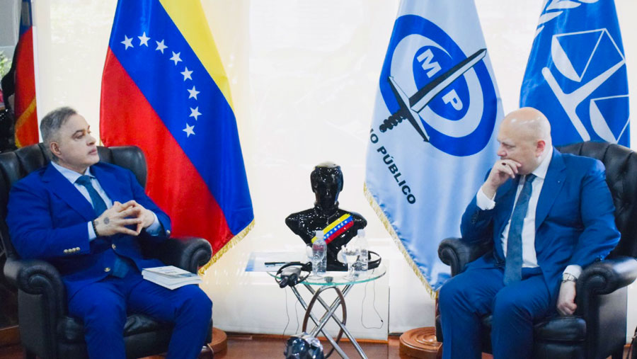 Saab expone ante fiscal de la CPI logros de Venezuela en materia de derechos humanos