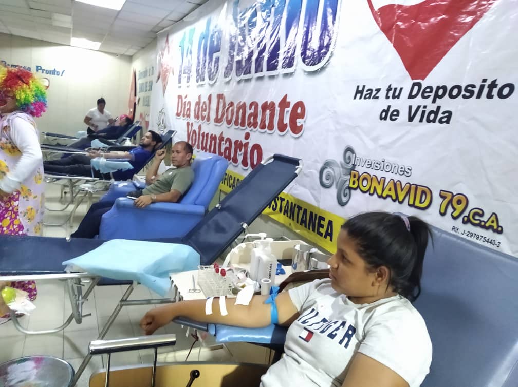 200 donantes pasaron por el Banco de Sangre del Victorino