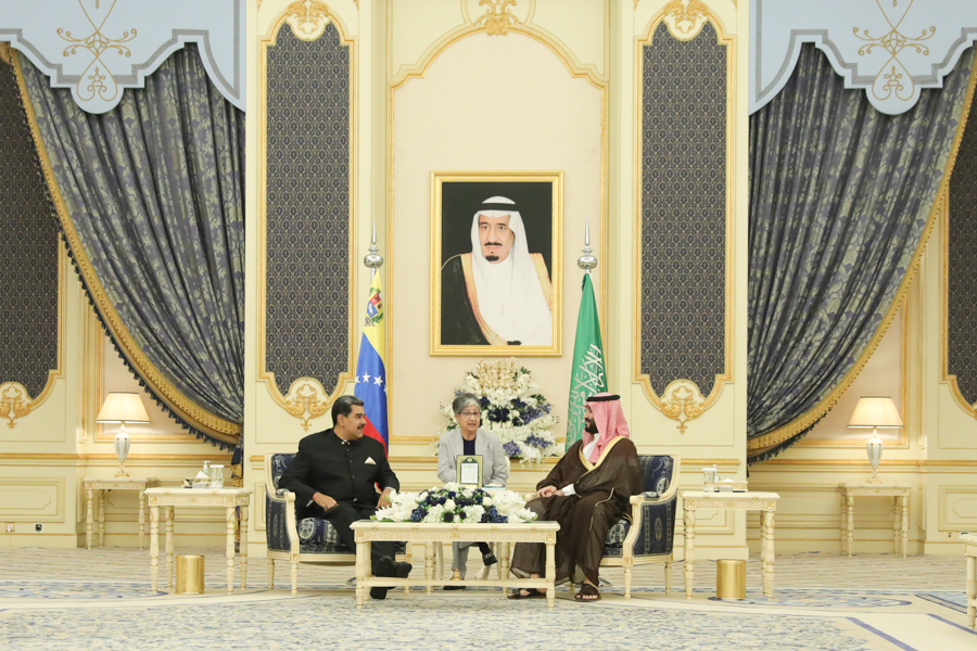 Maduro busca profundizar alianza energética con Arabia Saudita