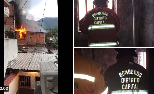4 incendios en Caracas en 72 horas