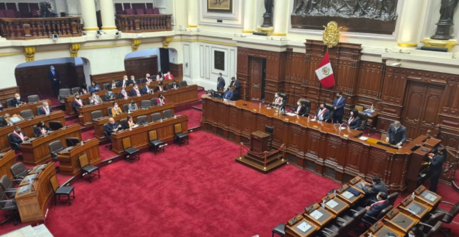 Congreso de Perú seguirá dirigido por la derecha