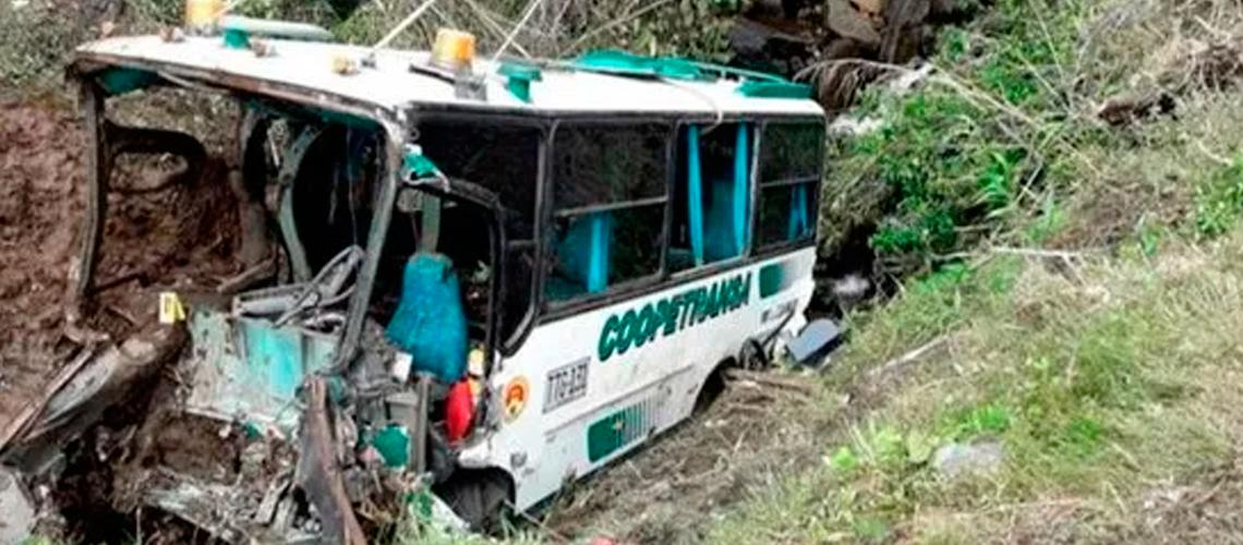 Tequeños entre las víctimas del autobús que cayó por un barranco en Colombia
