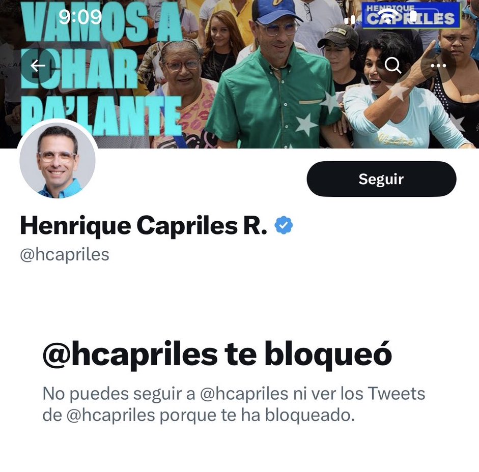 Capriles bloqueó a la encuestadora venezolana Hinterlaces en Twitter