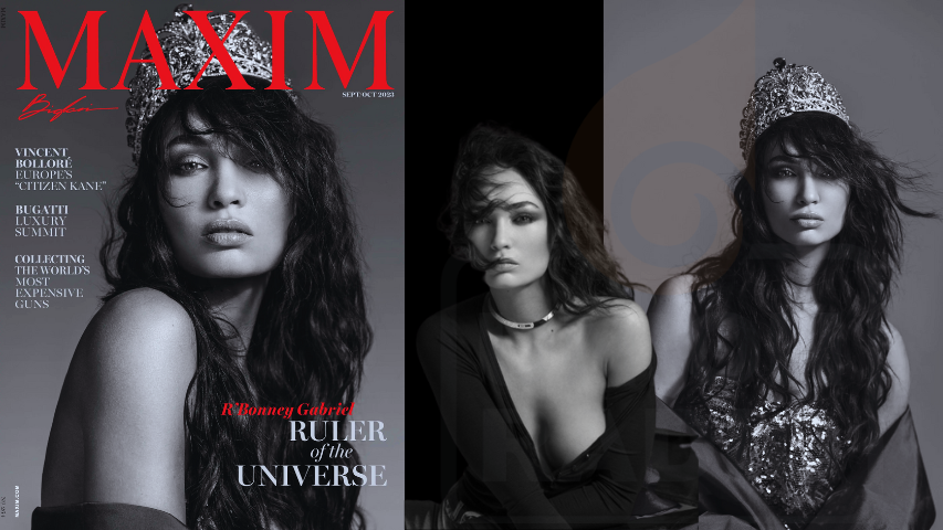 Domina la portada de la revista Maxim