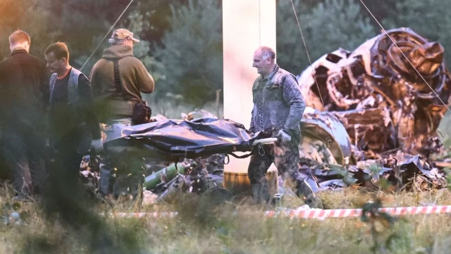 Encuentran las cajas negras del avión privado de Prigozhin que se estrelló