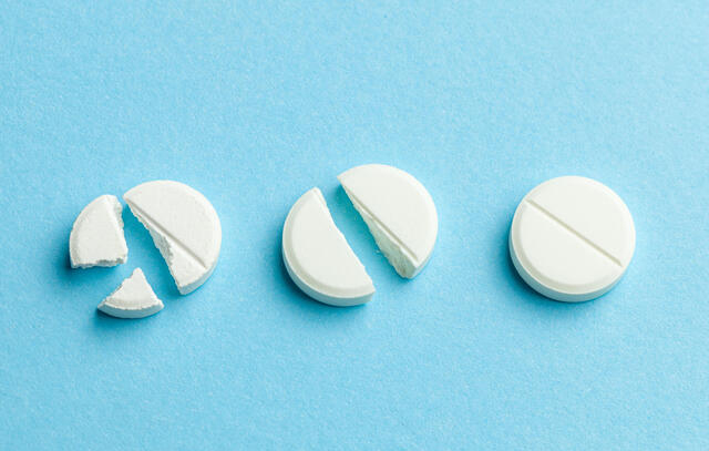 Cortar las pastillas podría ocasionar consecuencias clínicas graves