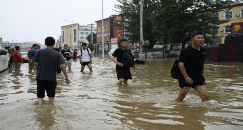 Lluvias provocan la evacuación de 3 mil personas en el centro de China