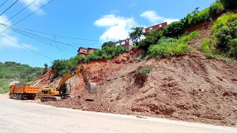 A buen ritmo avanzan trabajos en el kilómetro 38