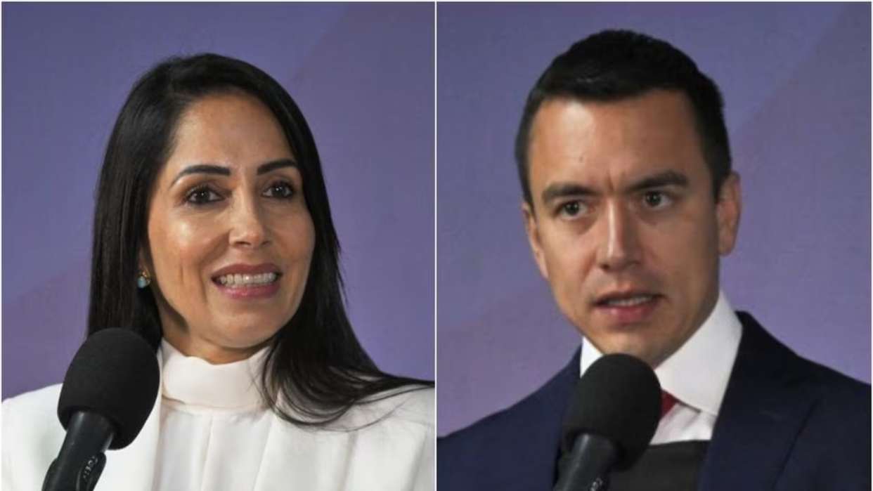 Arranca campaña del balotaje entre la correísta González y Noboa en Ecuador