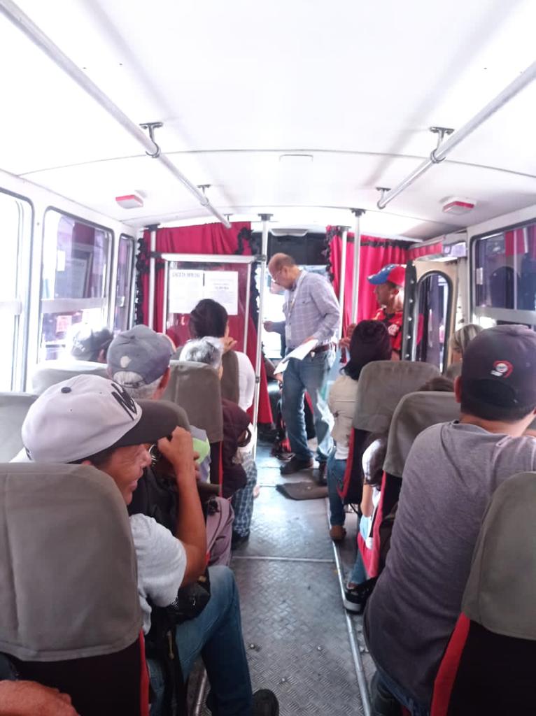 Supervisan 92 autobuses en Guaicaipuro