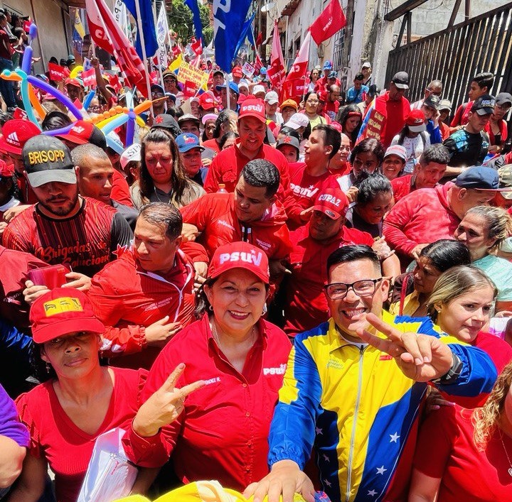 Meléndez: apoyo de la militancia del PSUV se visibiliza en las calles