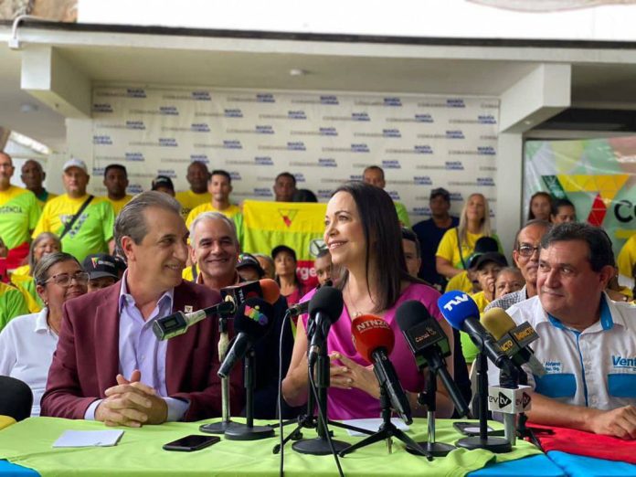 Convergencia oficializó su apoyo a la candidatura de María Corina Machado