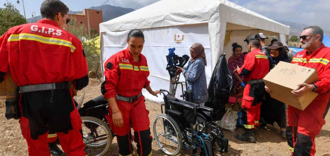 Marruecos se enfoca en la asistencia a las víctimas