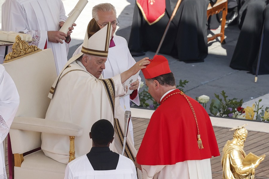 El papa nombra 21 cardenales