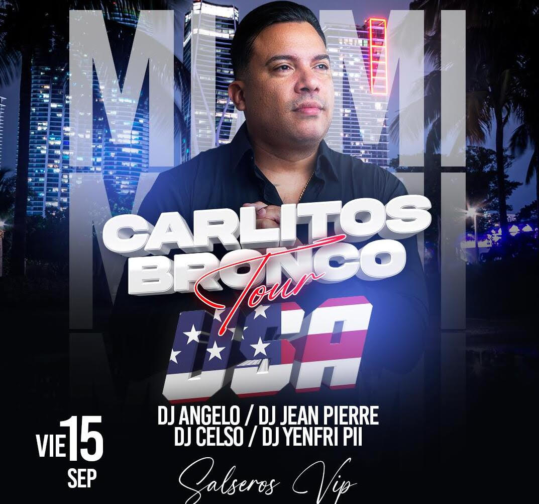 Celebrando la salsa en su máxima expresión con Dj Carlitos Bronco por primera vez en USA