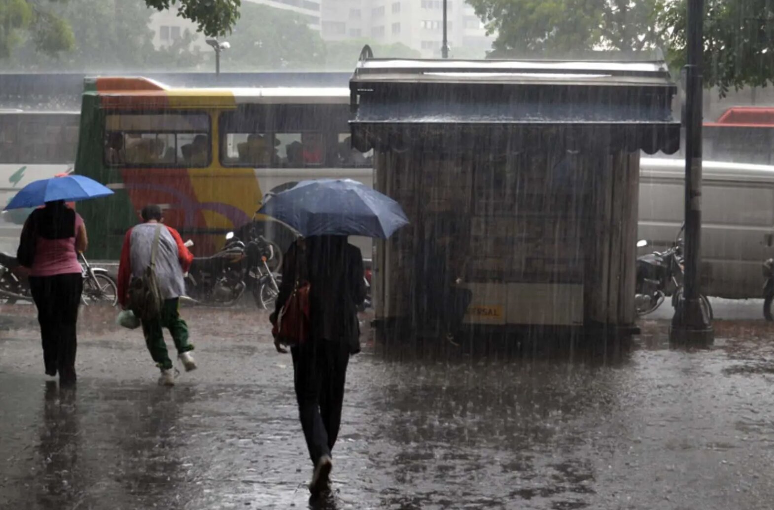 Tormenta eléctrica y lluvias causan estragos en Caracas y Miranda