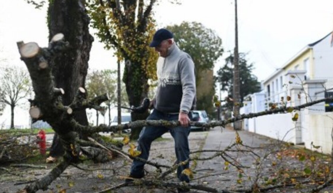 Tormenta deja un muerto y millones de hogares sin electricidad en Francia