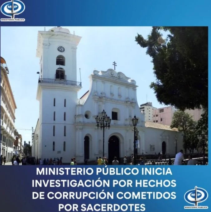 MP investiga a sacerdotes Mirandinos por corrupción