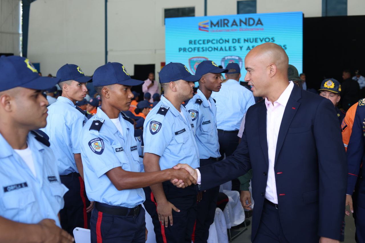 Miranda cuenta con 478 nuevos funcionarios policiales