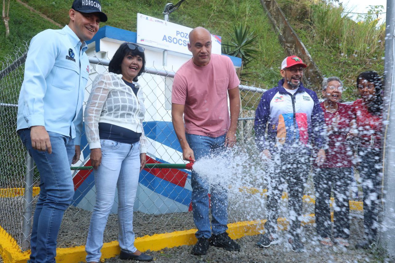 Ponen en funcionamiento cuatro pozos en Los Teques para beneficio de 2.530 familias