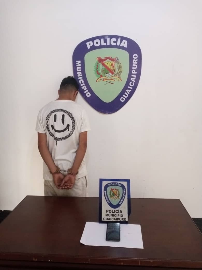 Poliguaicaipuro detiene a hombre que atracó a adulto mayor en La Hoyada