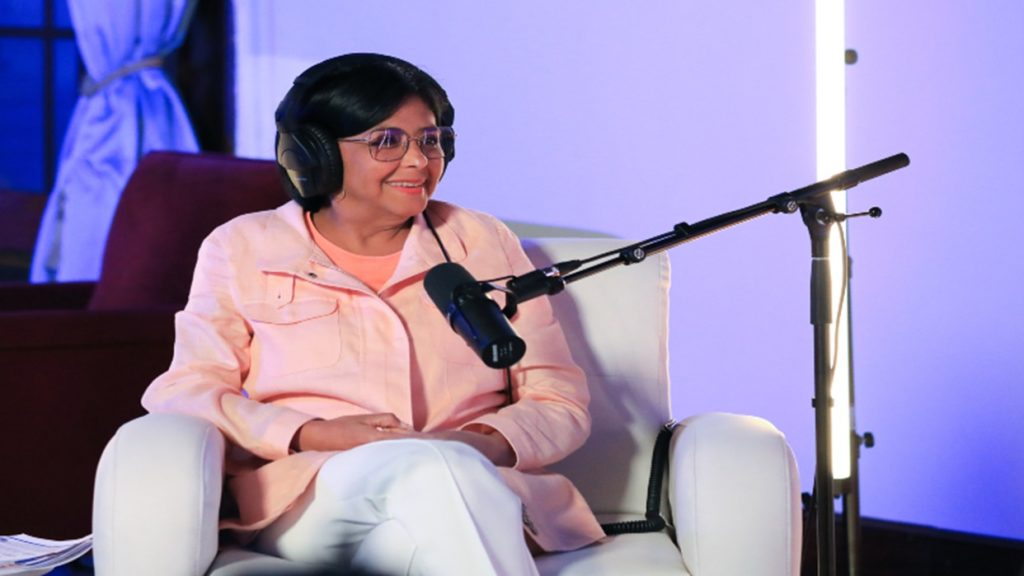 Vicepresidenta Delcy Rodríguez estrenará Podcast