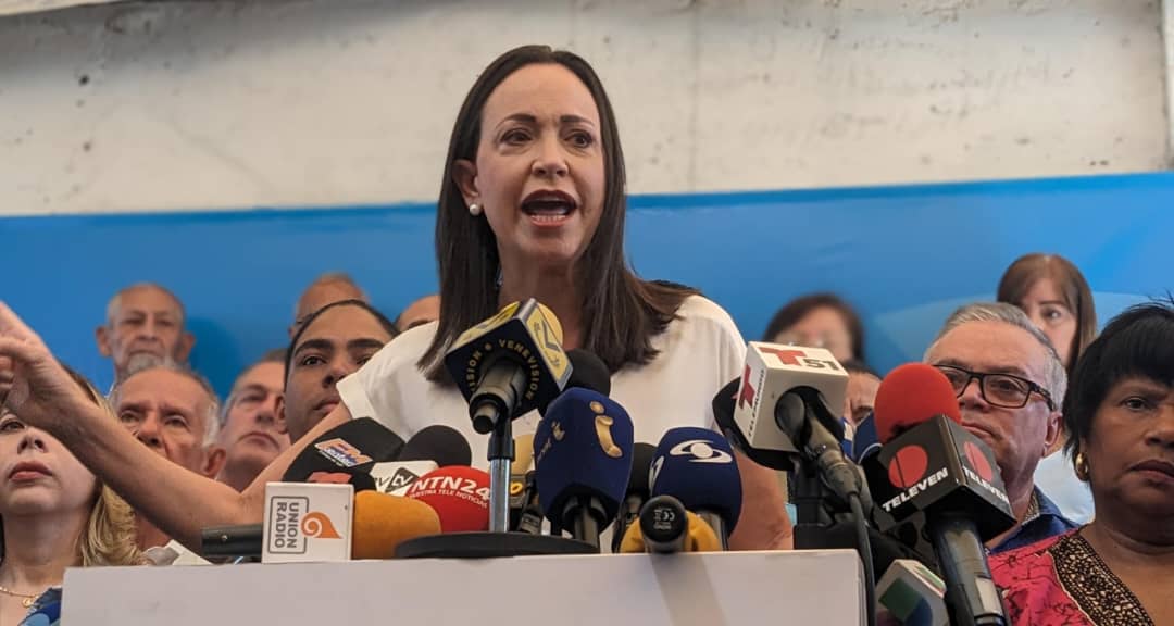 María Corina Machado: “Aquí nadie nos saca de la ruta electoral”