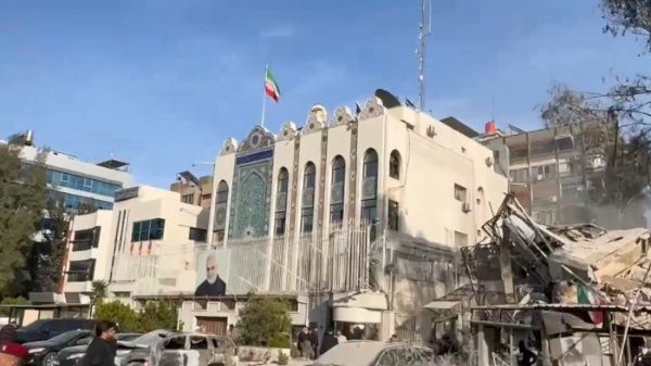 Consulado de Irán en Damasco queda destruido tras ataque israelí