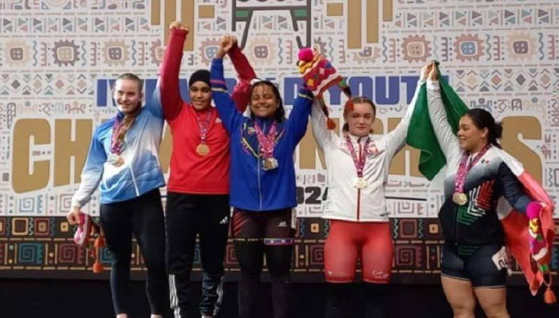 Sahara Ochoa ganó el Mundial Juvenil de Levantamiento de Pesas