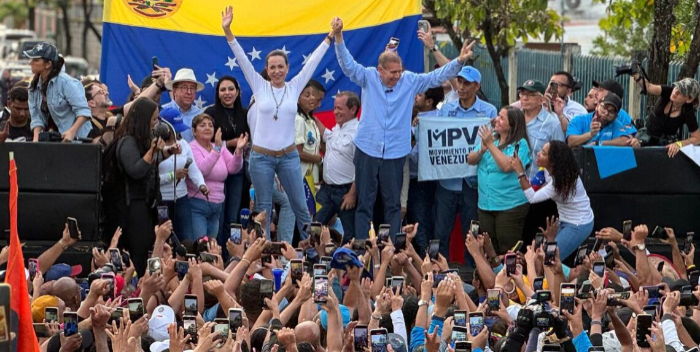 María Corina invitó a “los demócratas” a venir para las elecciones