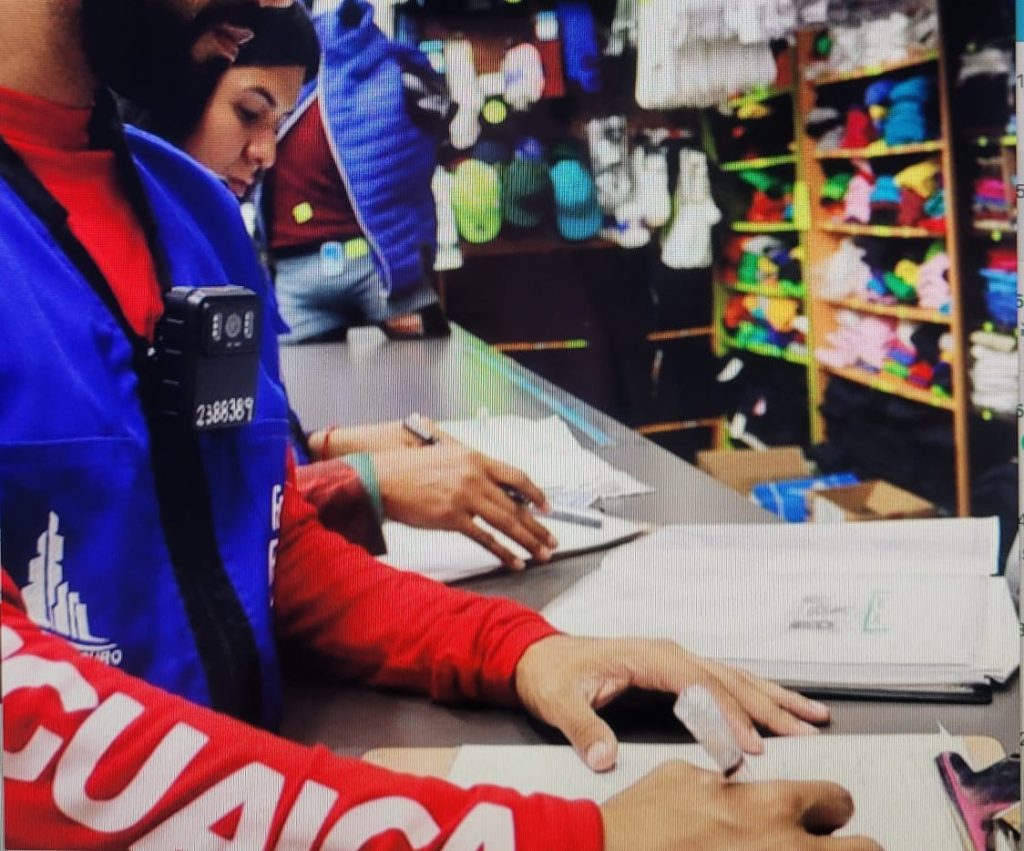 Satguaica vigila con cámaras corporales las fiscalizaciones