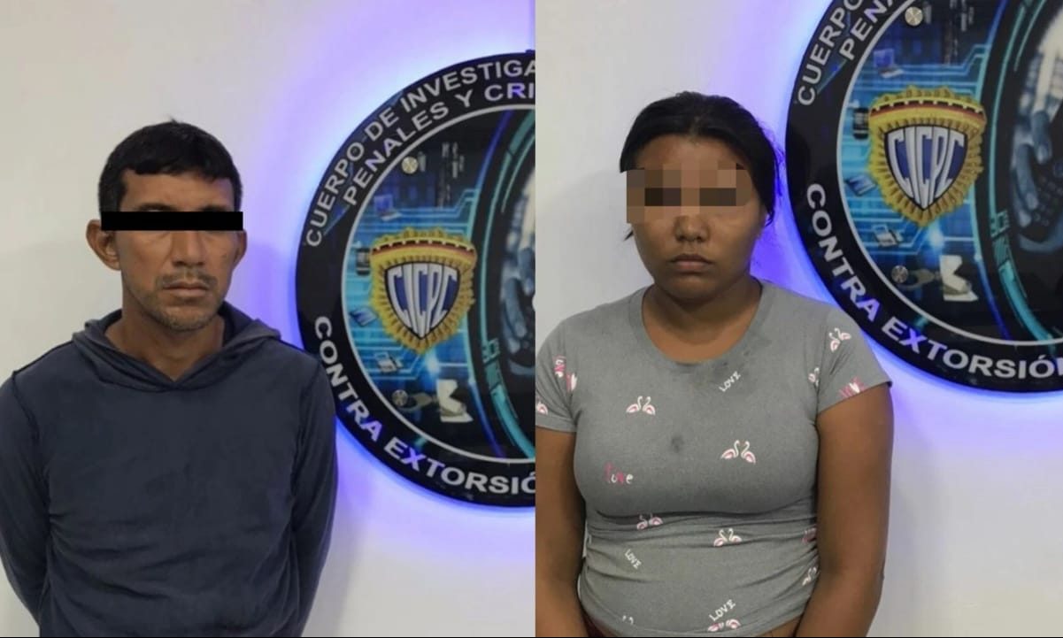 Capturada una pareja de extorsionadores