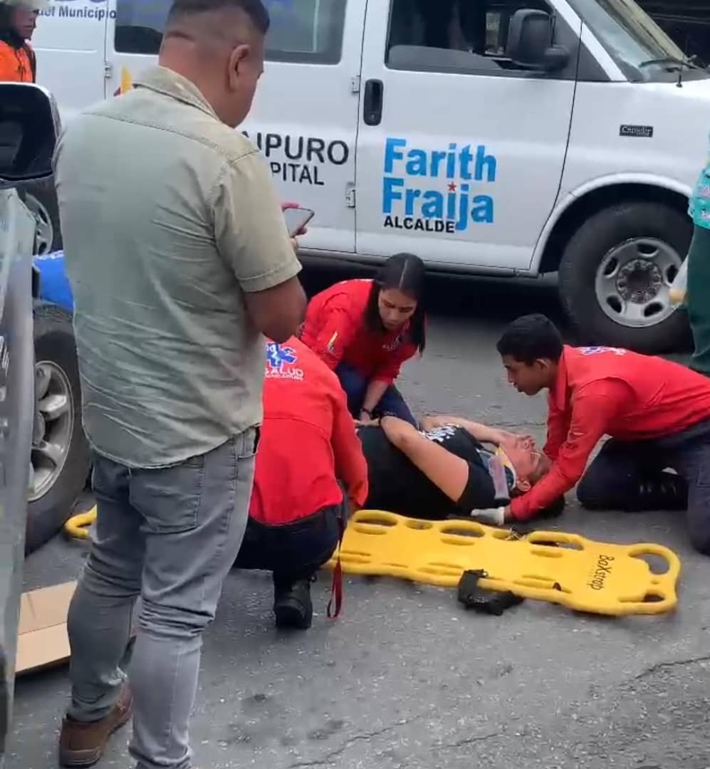 Mujer resultó arrollada en La Hoyada