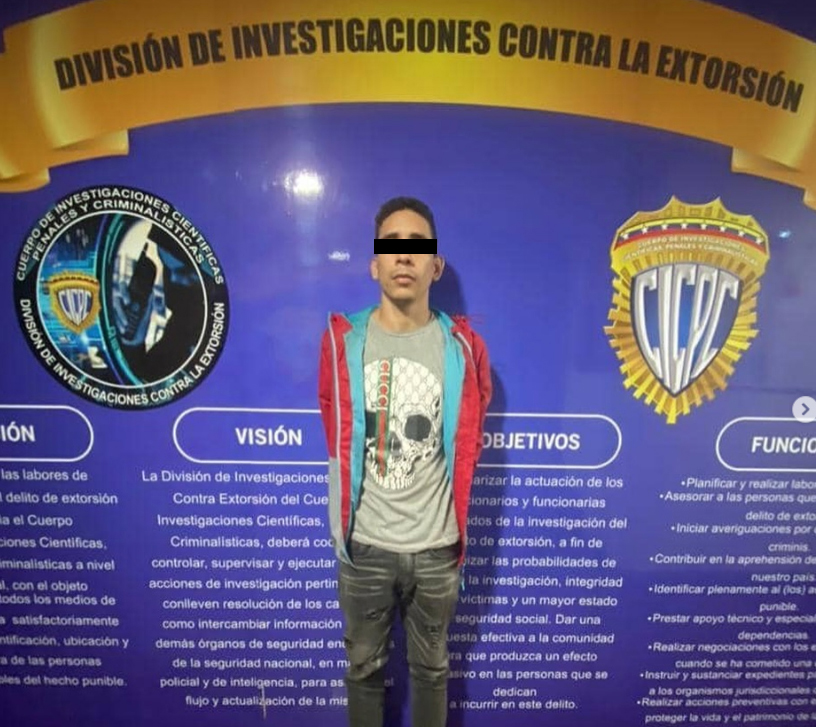 Capturado peligroso antisocial dedicado a la extorsión