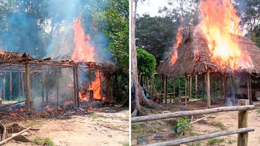 FANB desmantela estructura utilizada para la minería ilegal